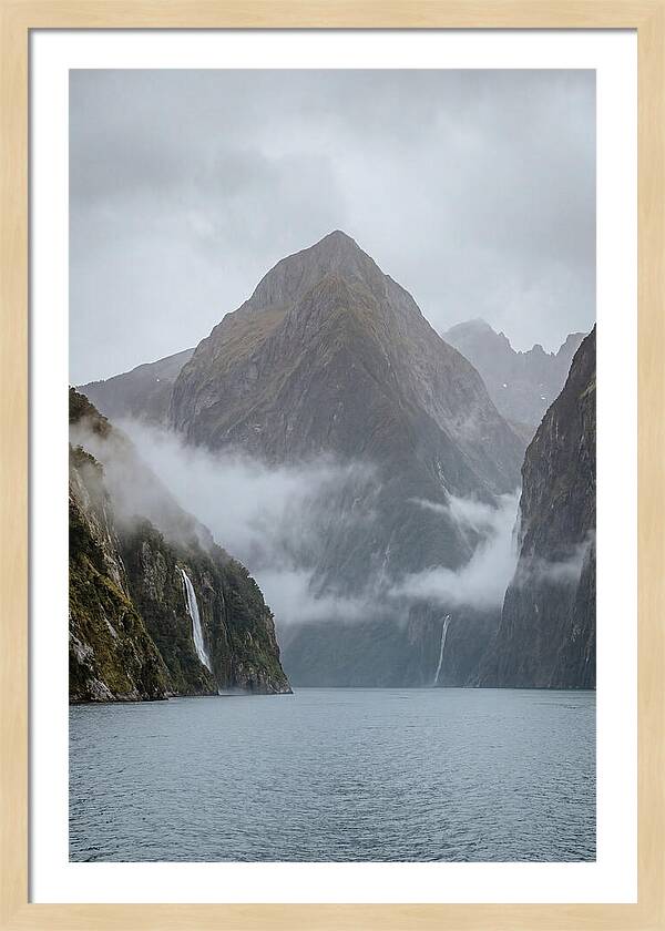 Mitre Peak Rising Above Milford Sound