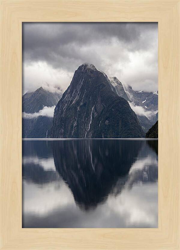 Mitre Peak Rising From Milford Sound