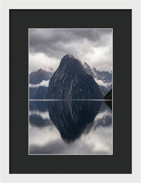 Mitre Peak Rising From Milford Sound