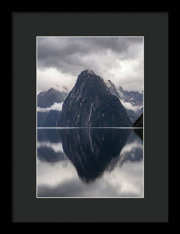 Mitre Peak Rising From Milford Sound