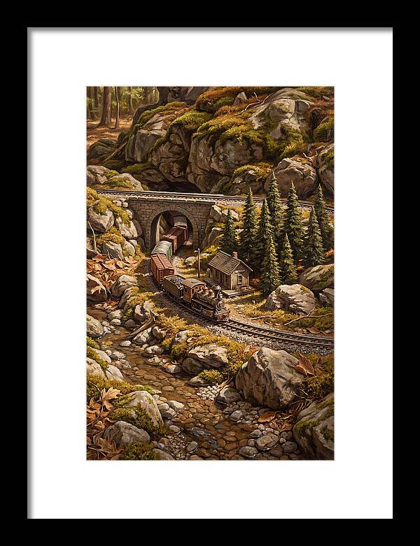 Model Train Adventure Through Nature