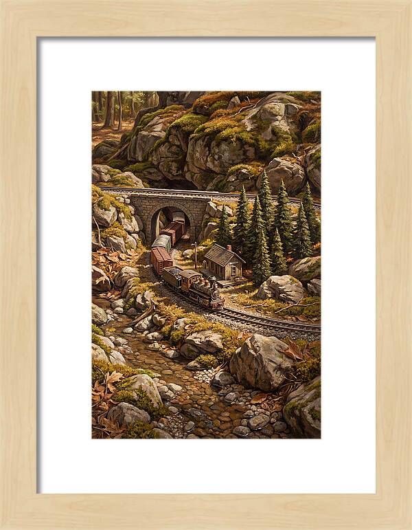 Model Train Adventure Through Nature