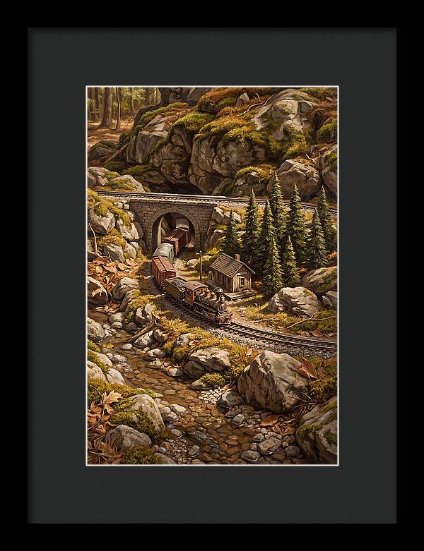 Model Train Adventure Through Nature