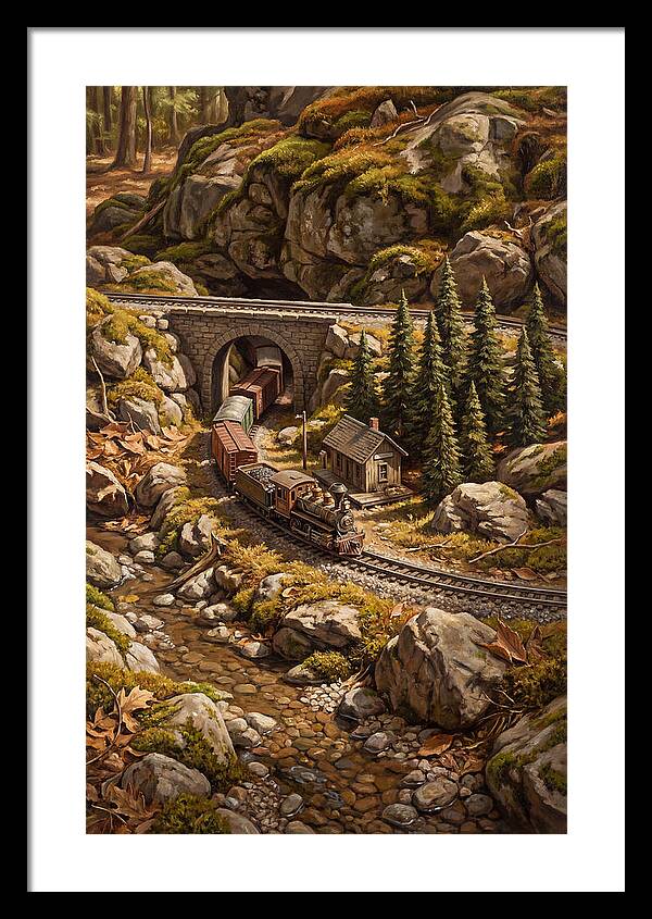 Model Train Adventure Through Nature