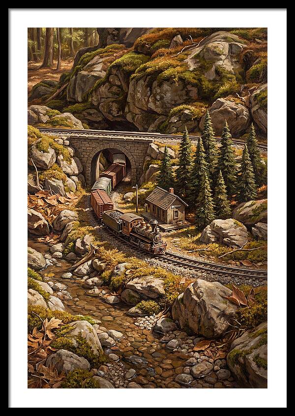 Model Train Adventure Through Nature