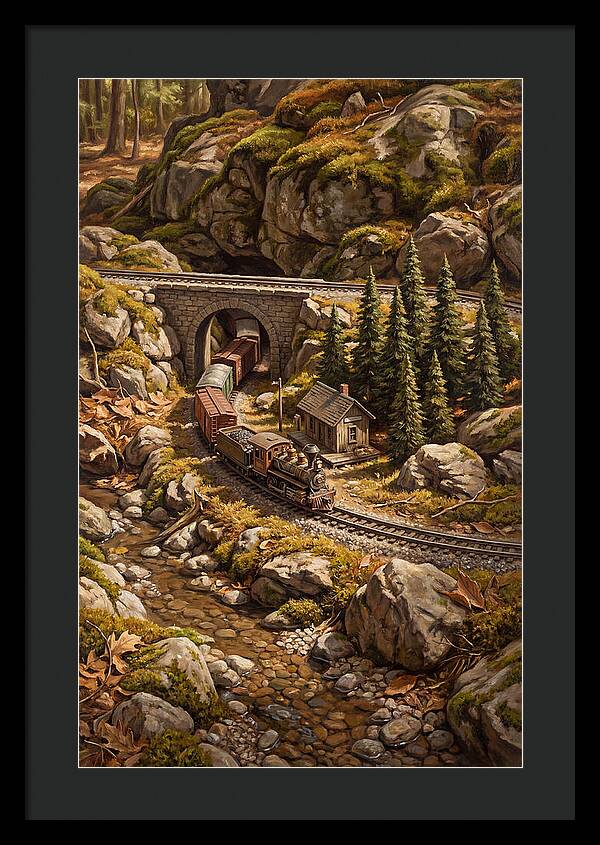 Model Train Adventure Through Nature
