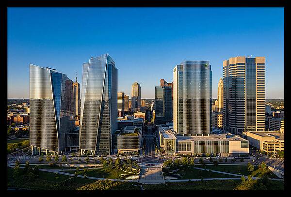 Modern Skyline Of Columbus