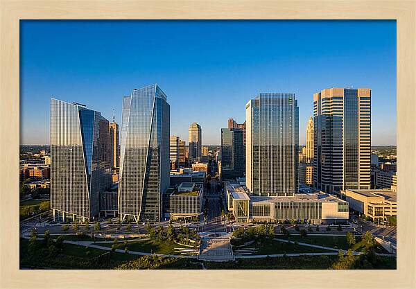 Modern Skyline Of Columbus