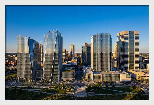 Modern Skyline Of Columbus
