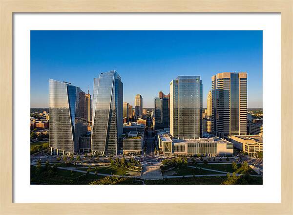 Modern Skyline Of Columbus