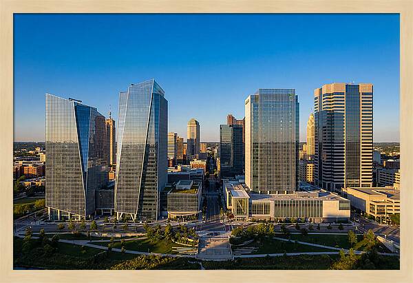 Modern Skyline Of Columbus