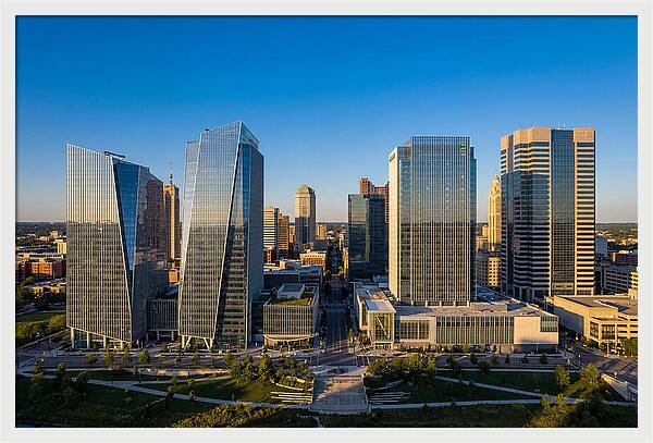 Modern Skyline Of Columbus
