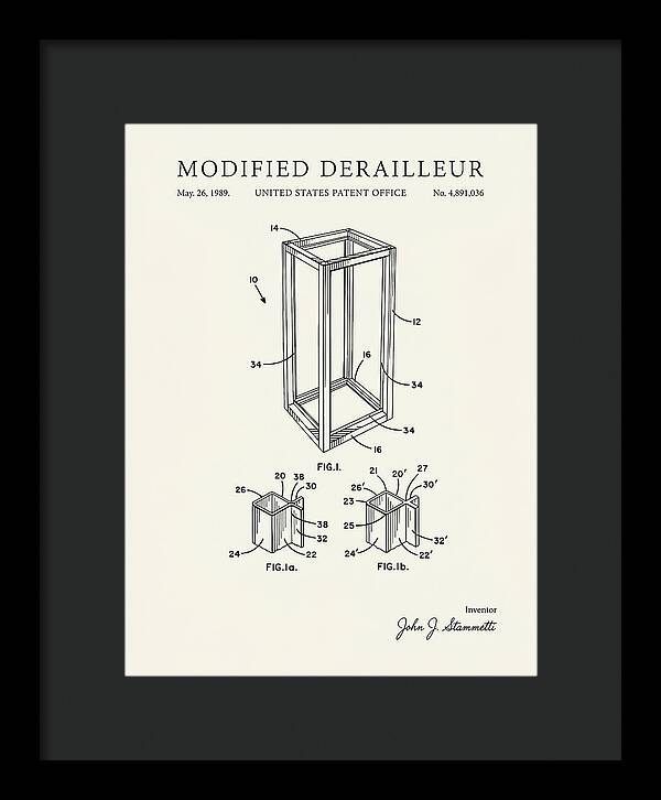 Modified Derailleur Minimalist Patent Us4891036a