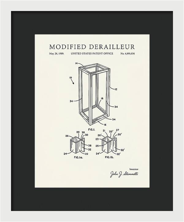 Modified Derailleur Minimalist Patent Us4891036a