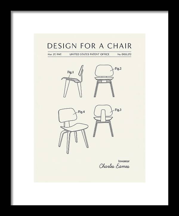 Molded Plywood Chair Eames Minimalist Patent Usd155272s
