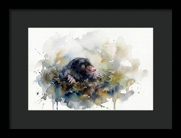 Mole Emerging From The Earth