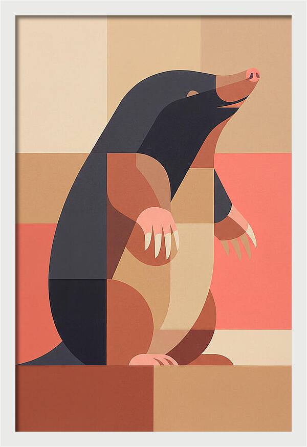 Mole In Geometric Harmony