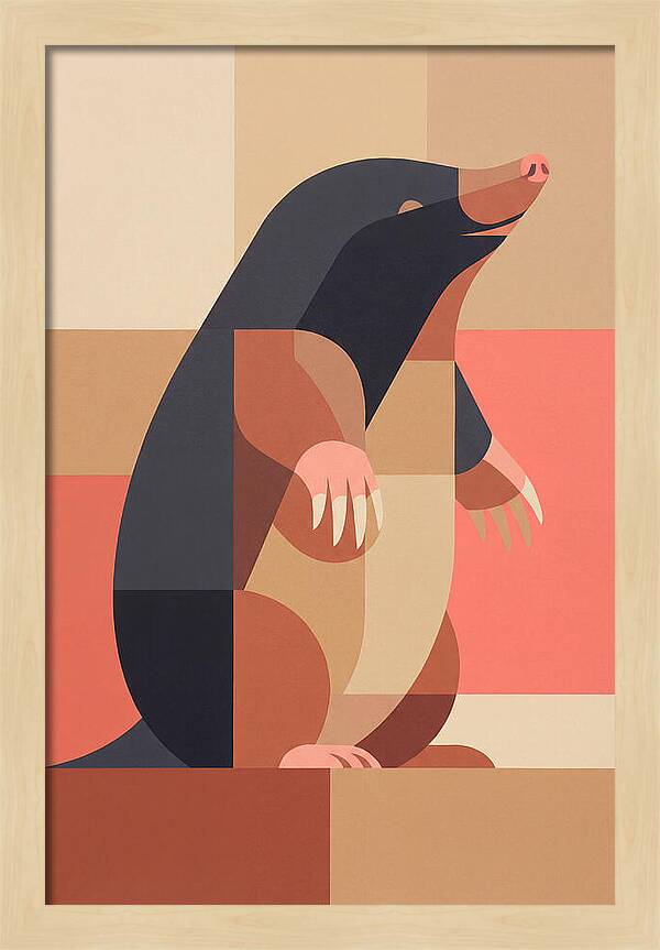 Mole In Geometric Harmony
