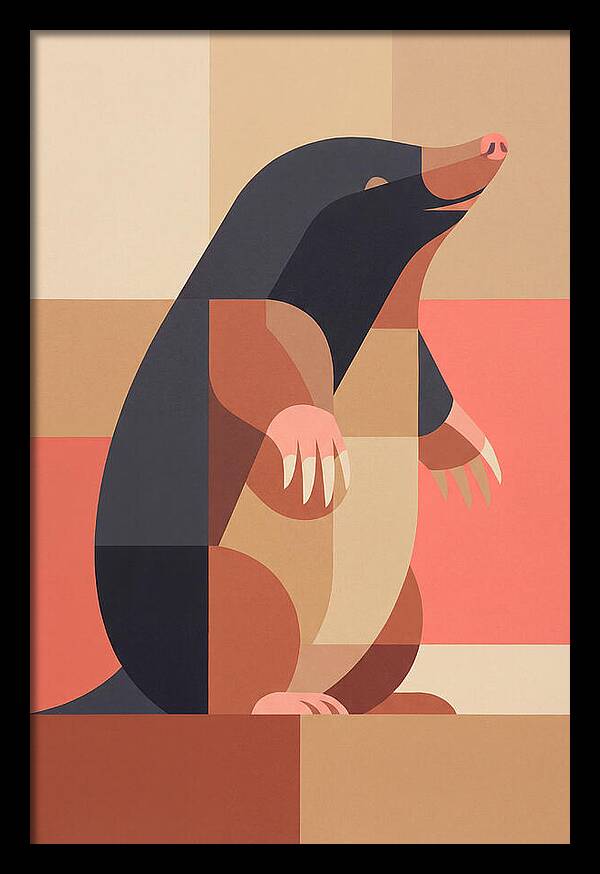 Mole In Geometric Harmony