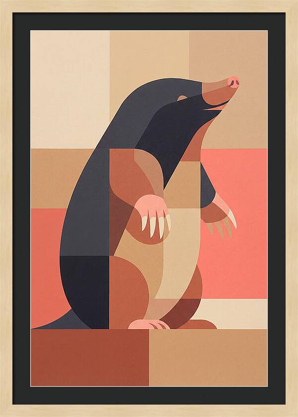Mole In Geometric Harmony