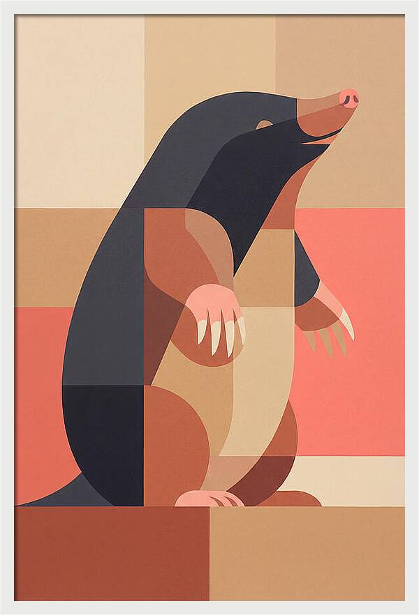Mole In Geometric Harmony