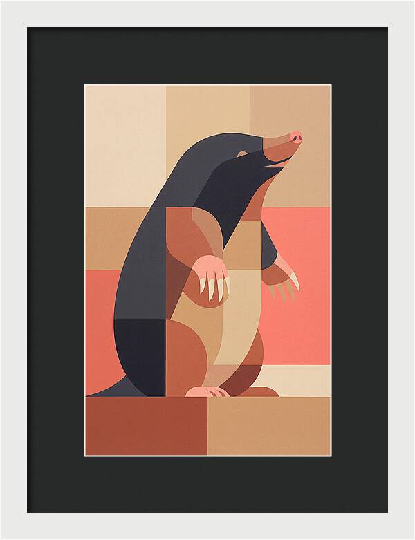 Mole In Geometric Harmony