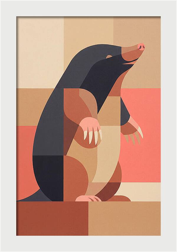 Mole In Geometric Harmony