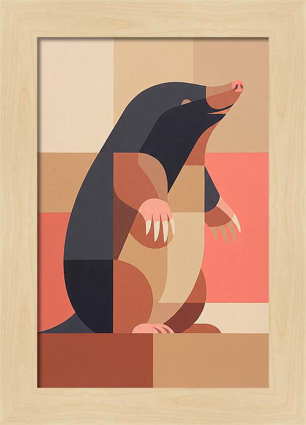 Mole In Geometric Harmony