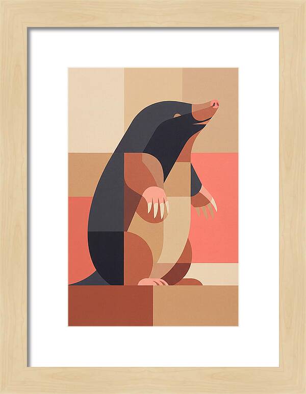 Mole In Geometric Harmony