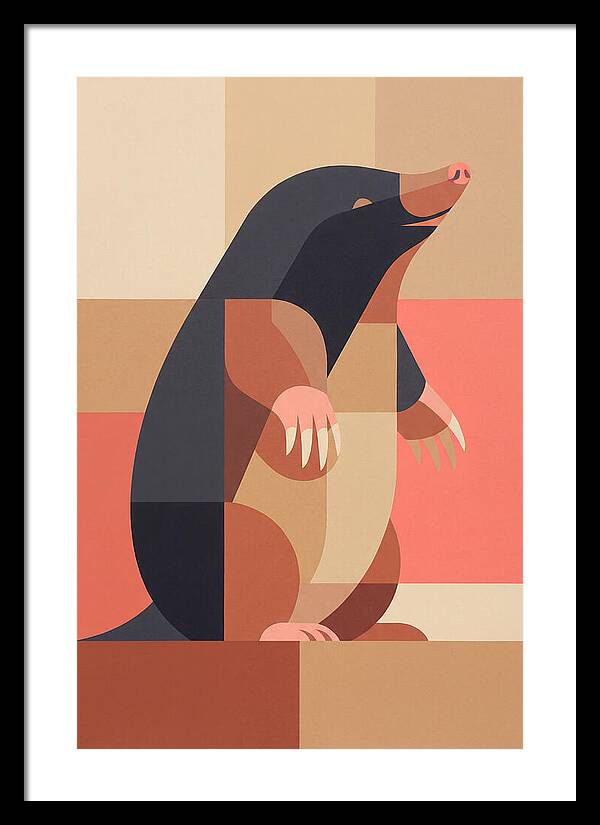 Mole In Geometric Harmony