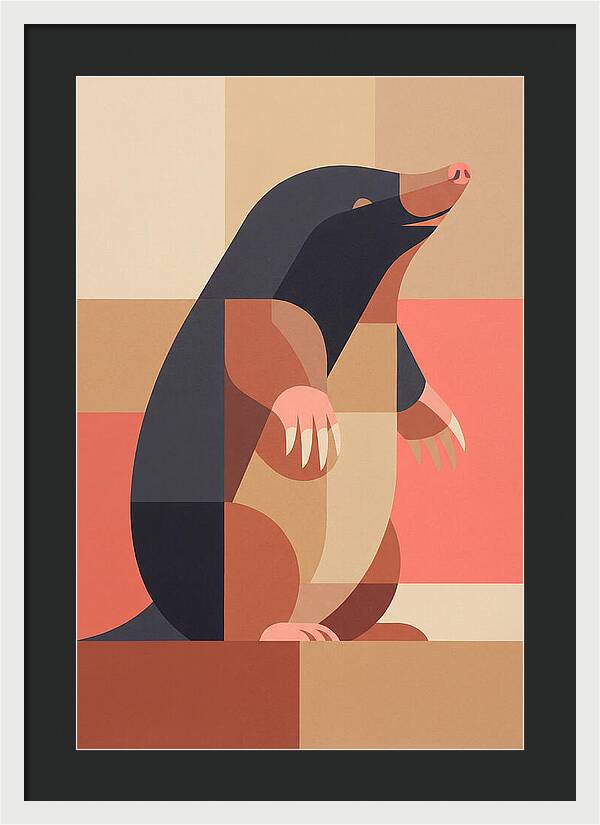 Mole In Geometric Harmony