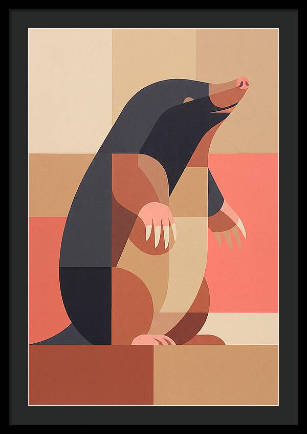 Mole In Geometric Harmony