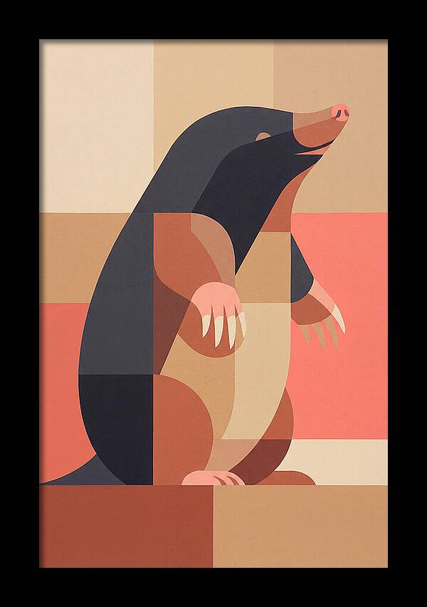 Mole In Geometric Harmony