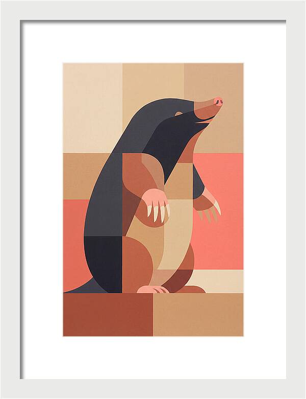 Mole In Geometric Harmony