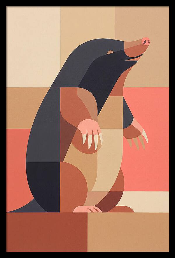 Mole In Geometric Harmony