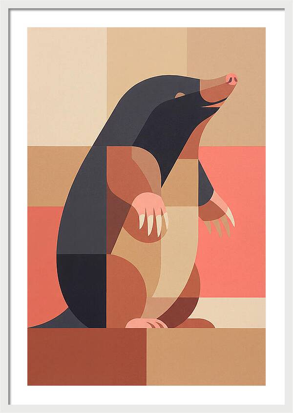 Mole In Geometric Harmony