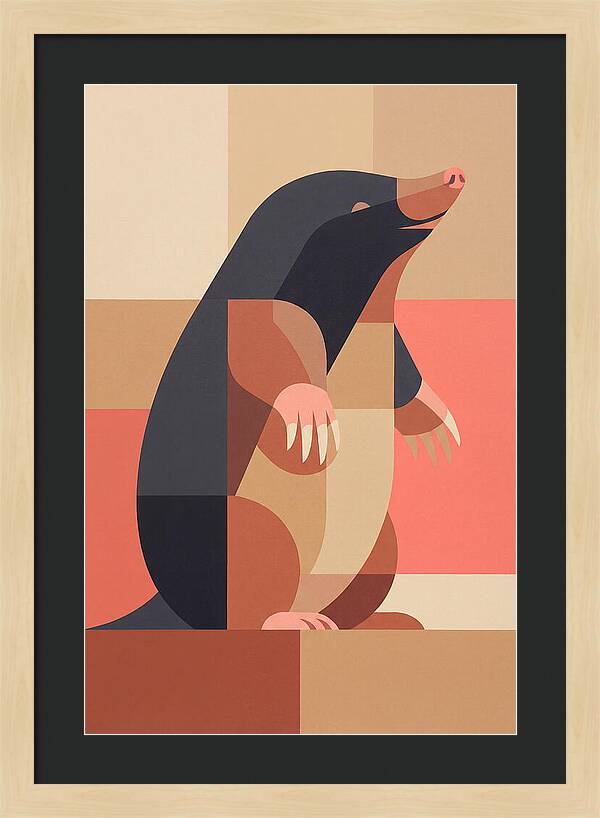 Mole In Geometric Harmony