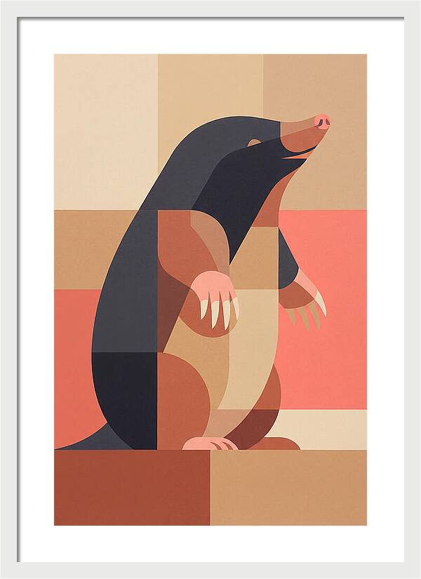 Mole In Geometric Harmony