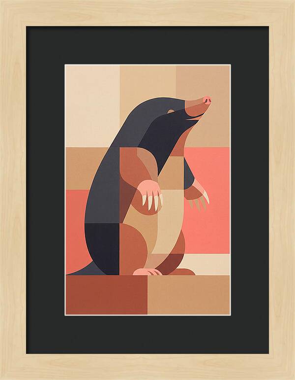 Mole In Geometric Harmony