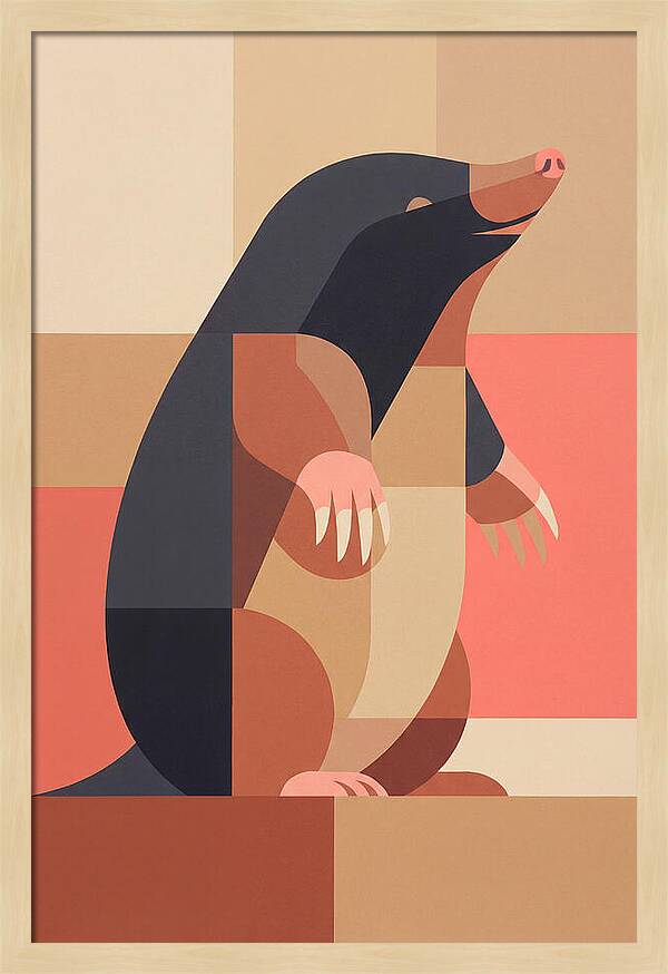Mole In Geometric Harmony