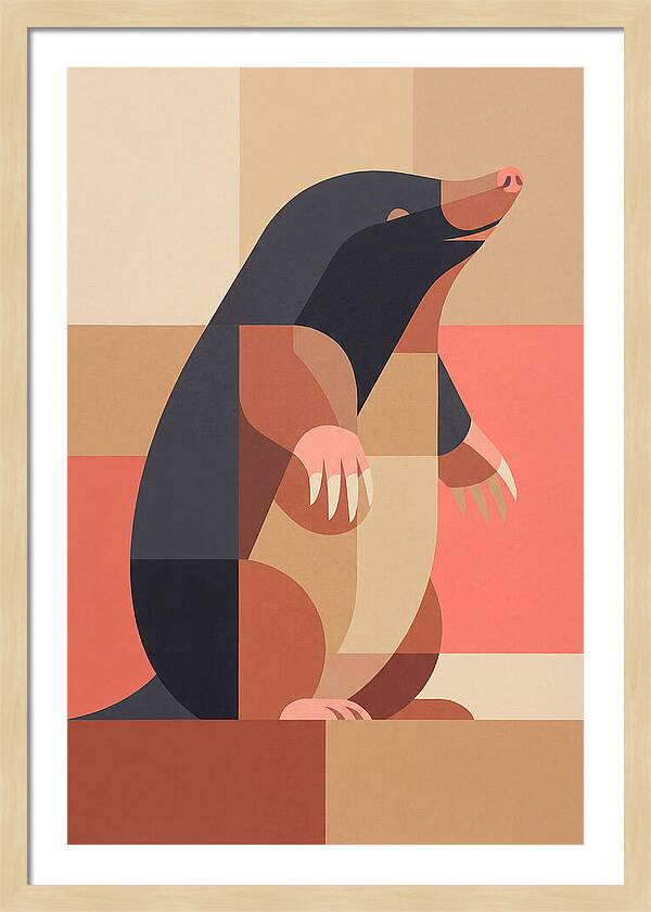 Mole In Geometric Harmony