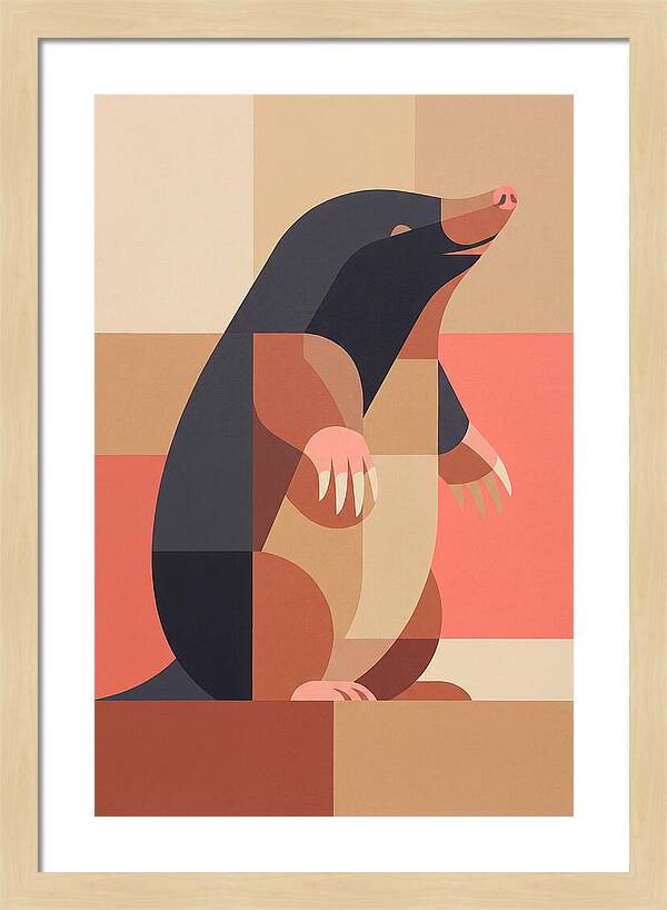 Mole In Geometric Harmony