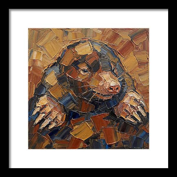 Mole In Palette Knife Style