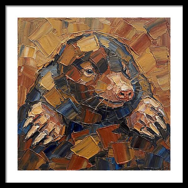 Mole In Palette Knife Style