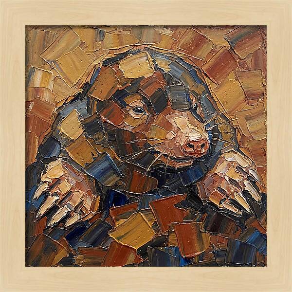 Mole In Palette Knife Style
