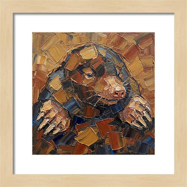 Mole In Palette Knife Style