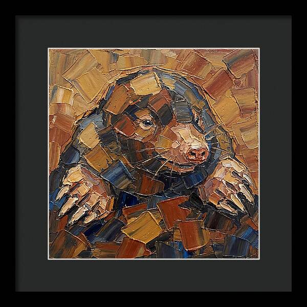 Mole In Palette Knife Style