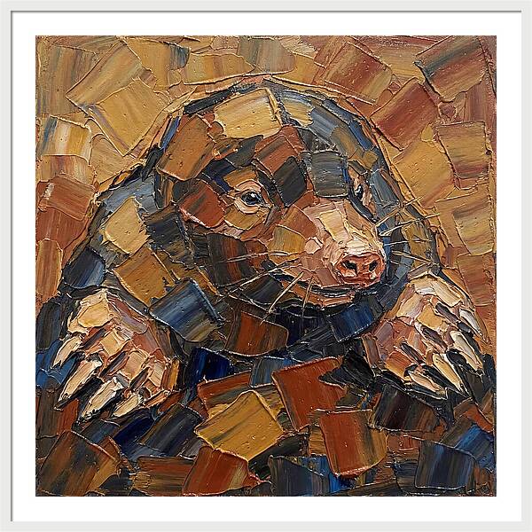 Mole In Palette Knife Style