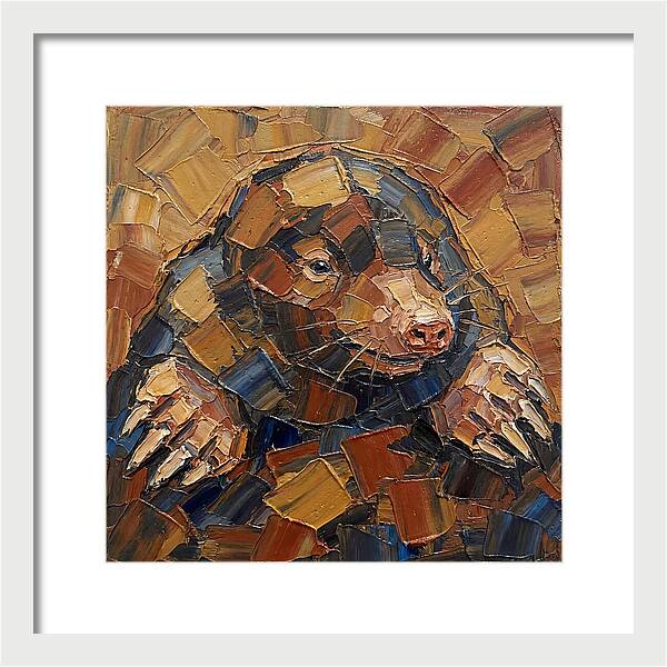 Mole In Palette Knife Style