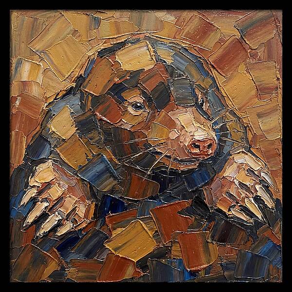 Mole In Palette Knife Style